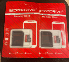 Lot of 2 ,64gb Highspeed Transfer Memory Card For Cell Phone,Camera