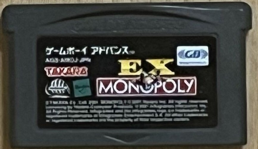 EX MONOPOLY GBA Nintendo Game Boy Advance Japanese Version