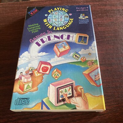 VIS Playing With Language French Factory Radio Shack Compact Disc 25-6119