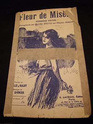 Partition Flower of Misery Berthe Sylva Music Sheet