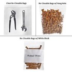 1000 Clear Re-closable Plastic Bags Self Seal Jewelry Zipper Top Lock Baggies