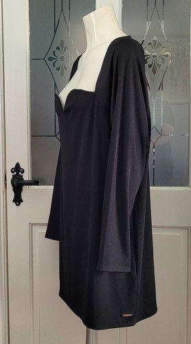 BNWT River Island Plus Long Sleeved Sweetheart Neck Stretchy Ribbed Top Size 28 - Picture 3 of 8