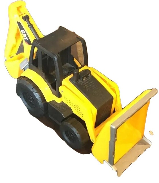 CAT JOB SITE MACHINE BACKHOE LOADER MADE BY TOY STATE