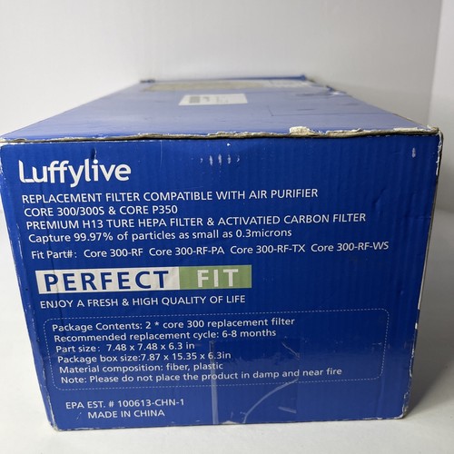 Replacement HEPA Filters For 3-Stage 300/300S 300-RF Air Purifiers (2) NEW - Picture 5 of 5