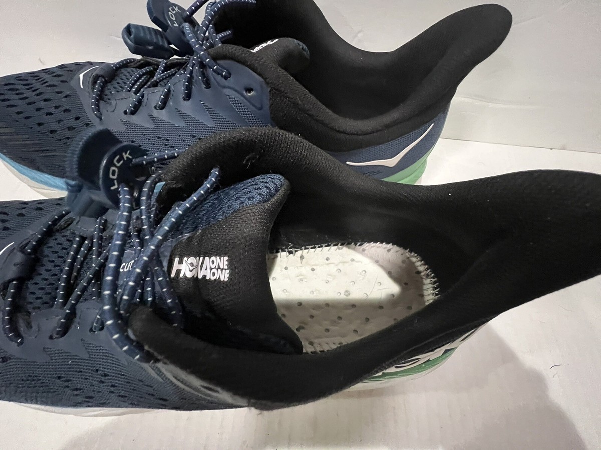 Hoka One One Clifton 7 Running Shoes Moonlit Navy Blue Mens 10 Amazon.com | HOKA ONE ONE Clifton 7 Mens Shoes Size 12 Wide  main image 2