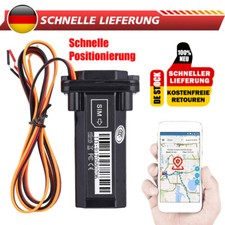 Mini GPS Tracker Sender Echtzeit Tracking für Auto Motorrad Diebstahl Schwarz DE