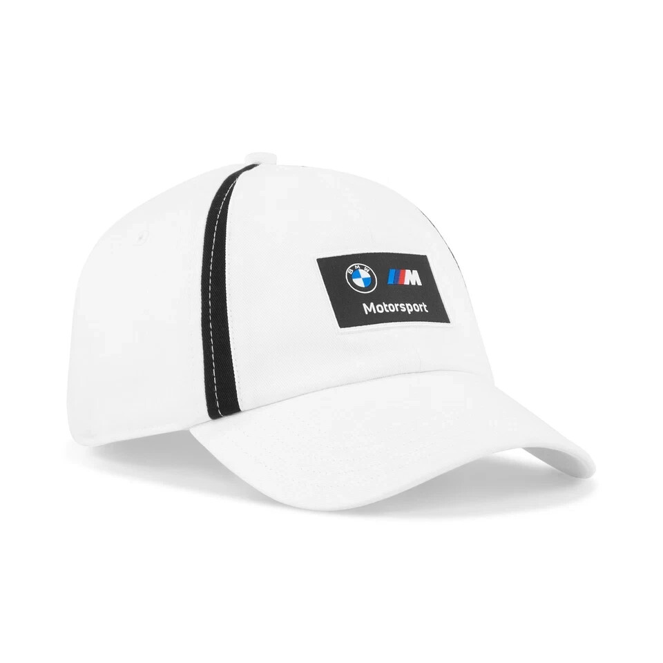 NEW BMW MOTORSPORT HERITAGE WHITE BASEBALL CAP HAT ADJUSTABLE 80165B5D0F2