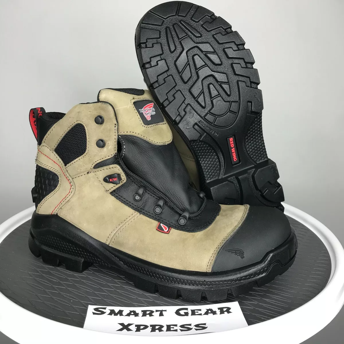 Red Wing CRV 6 Inch Safety Aluminum Toe Nubuck Leather Work Boot