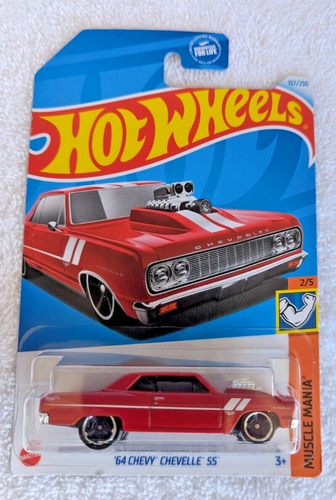 Hot Wheels - ´64 Chevy Chevelle - Muscle Mania 2/5 - HTC58 Hot Wheels - ´64 Chevy Chevelle - Muscle Mania 2/5 - HTC58