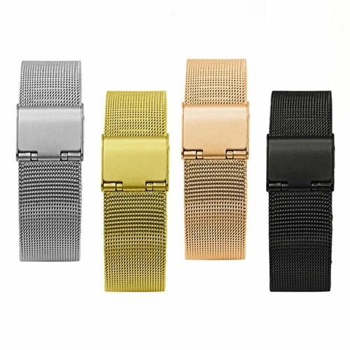 Mesh 0.4 Wire Metal Band 8-24mm Replacement Watch Strap Stainless Steel Bracelet - Picture 10 of 18