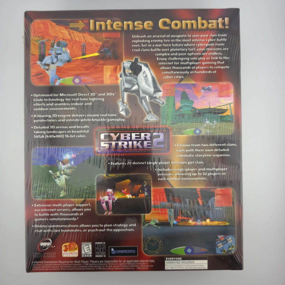 CyberStrike 2, 1998, Big Box, New & Sealed - Image 3 of 4