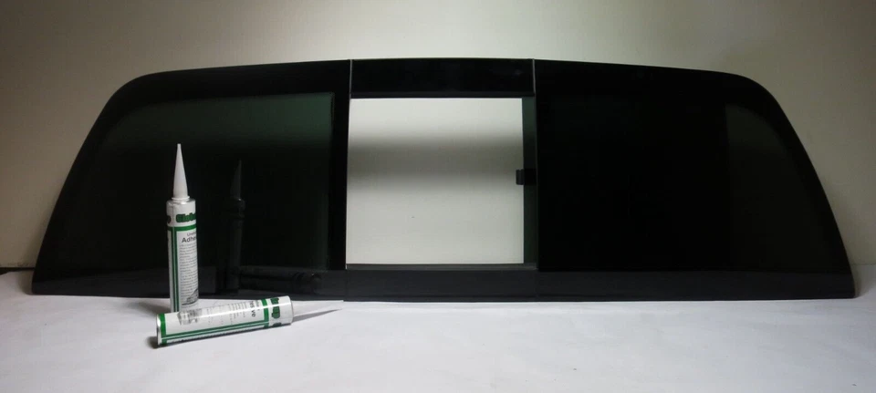 Fits 2003-2009 Dodge Ram Pickup 2500 & 3500 Manual Slider Back Glass Flush Fit - Image 3 of 4