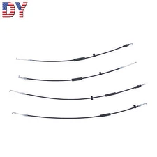 4Pc Door Lock Cable Inside Left & Right Fit for Honda Accord 2003-2007 4DR Only