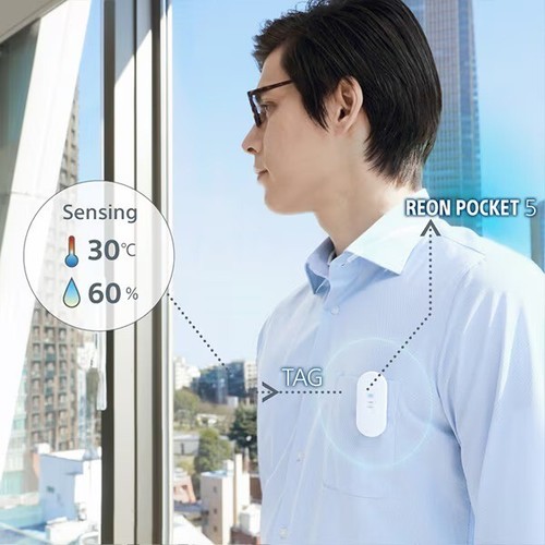 Sony Reon Pocket 5 Wearable Thermo Device Neckband Cooler - Picture 6 of 9