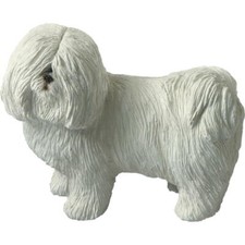 Figurine Coton De Tulear Sandicast Taille Originale - 5 Pouces