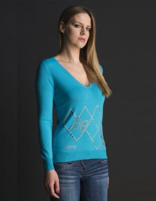 ANIMO Pullover SILENT Limited Edition - türkis Gr. 36