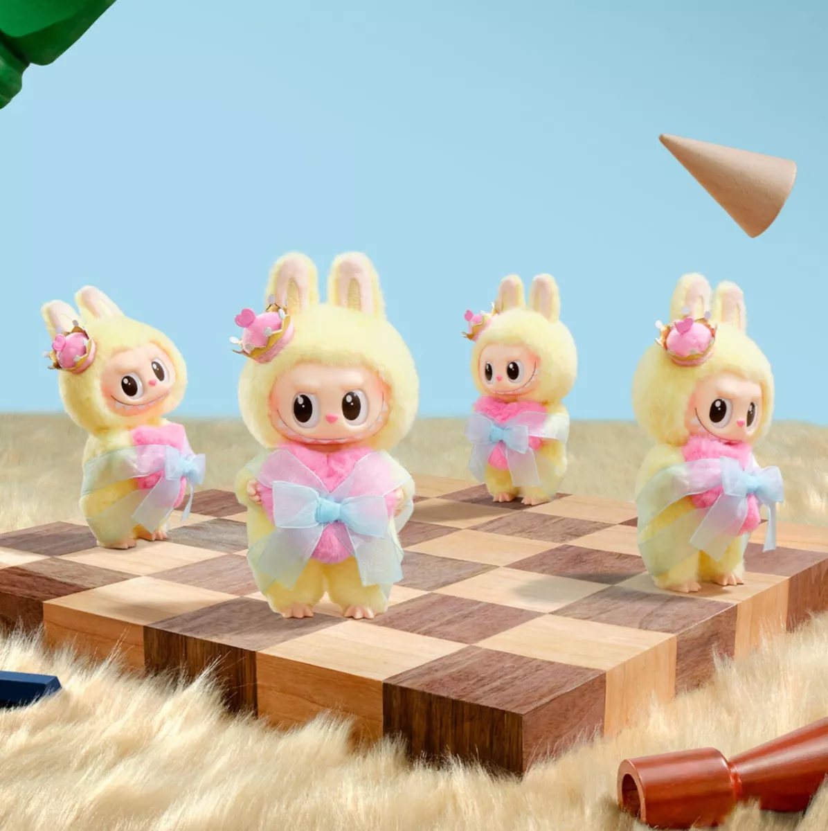 Authentic POP MART The Monsters LABUBU Let's Checkmate