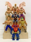 Vintage 1980's Masters Of The Universe MOTU He Man Action Figures Lot of 9