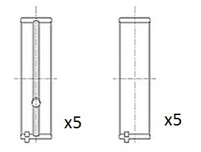 KURBELWELLENLAGERSCHALE FÜR CITROËN, PEUGEOT, FORD - FAI AUTOPARTS BM1038-STD