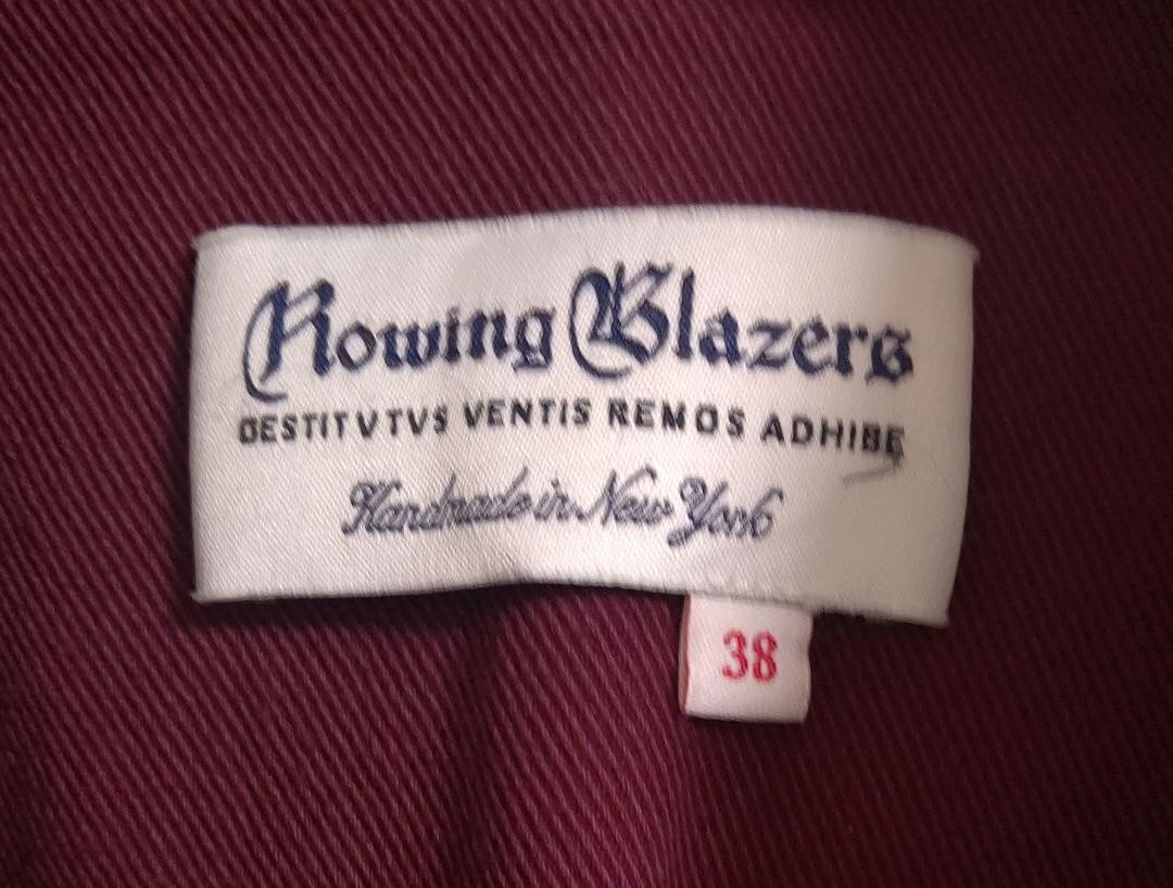 FILA Blazer canottaggio mai usato tra piùcca giaccaiale sartori este uomoia ta 38ro