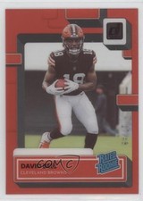 2022 Panini Clearly Donruss Rated Rookie Red 27/49 David Bell #82 8d4