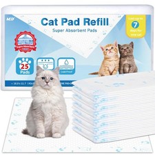 Cat Litter Pads Superior Absorbent 25 Count Scent Generic Refill Co... Fast Ship