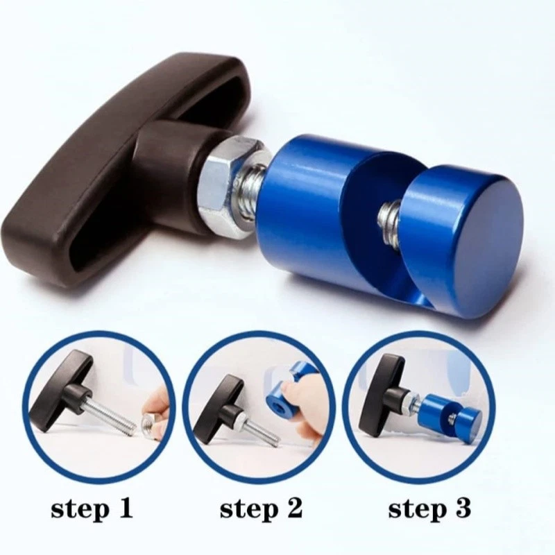 2 шт. автомобильных опорных стержней стоек держателя капота стопора подъема поддержки зажима синего цвета - Изображение 4 из 4