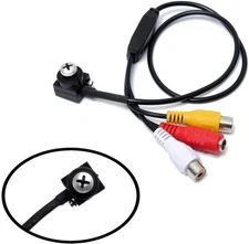 Mini  HD Smallest mini screw CCTV color Video audio camera CCTV 3.6Mm