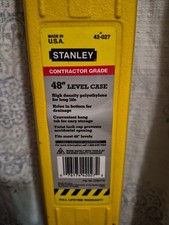 Stanley Contractor Grade 48 Yellow Plastic Le...