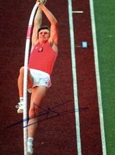 Sergey Bubka POLE VAULTER autograph, IP signed photo