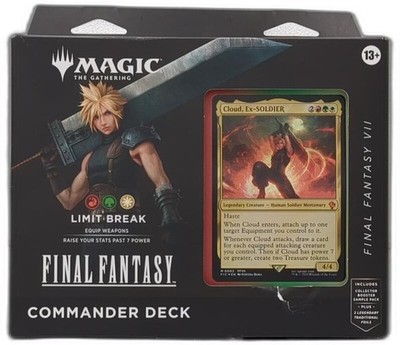 Magic The Gathering Final Fantasy Commander Deck 4 Box Case for