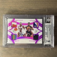 2024 FLAWLESS CARMELO ANTHONY/CHRIS PAUL/DWYANE WADE/LEBRON JAMES 5/5 BGS 9
