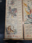 Vintage 1984/1985 Bamboo Scroll Calendar double-sided Asian/Hawaii  — photo 7