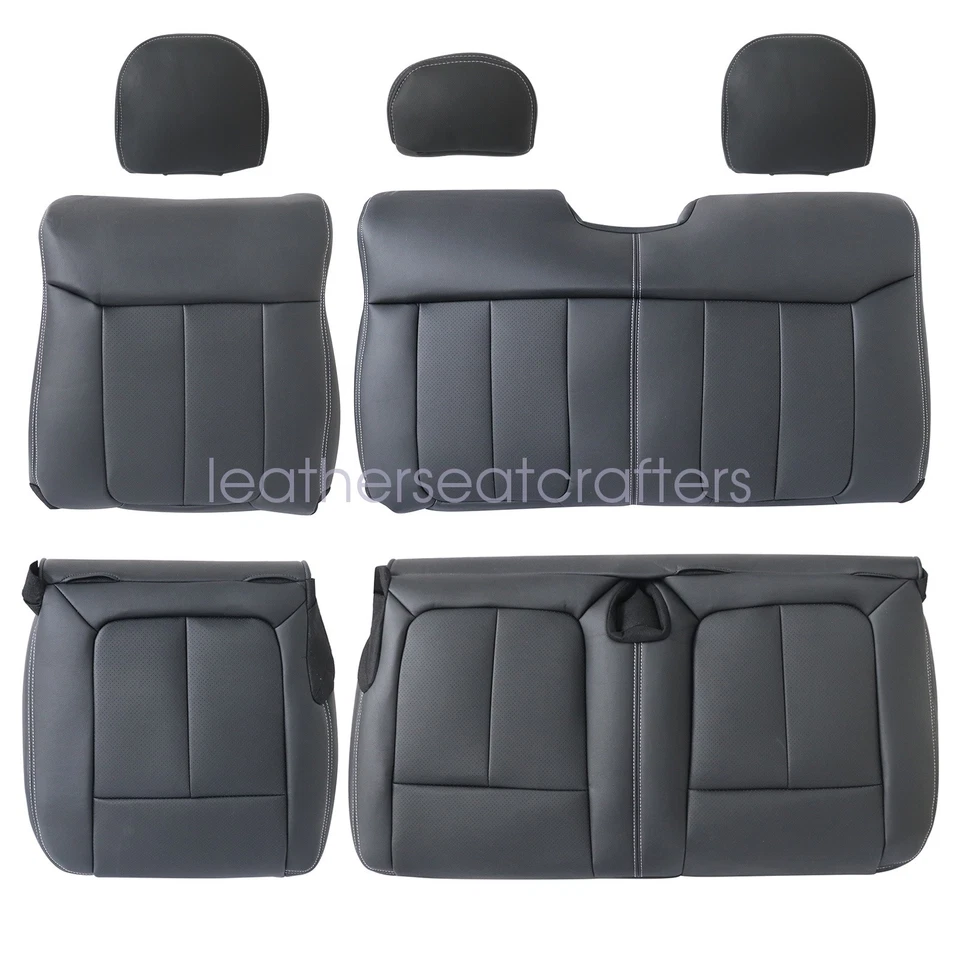 For 2009-14 Ford F150 Lariat FX4 FX2 Front & Rear Replacement SEAT COVER Black Foto 4 de 4