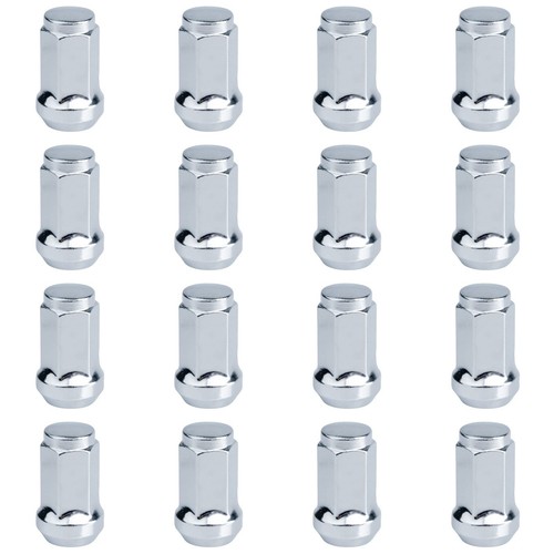 16-Pack Black Extended Shaft Tapered Lug Nuts – 10mm X 1.25 Thread, 14mm Head, For Aftermarket Wheels