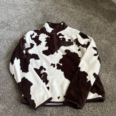 Wallflower Kids Size Small Cow Print Fleece