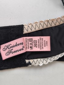 AGENT PROVOCATEUR JOSELINE black lace suspender belt Size 2 (Small)