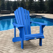 Leisure Line Classic Adirondack Chair by Tangent - Blue - New - Free shipping