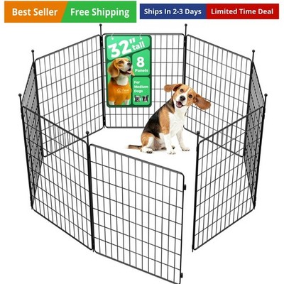 MiniPaws Unleashed Dog Playpen, Expandable & Portable Design for Yard, RV Cam...