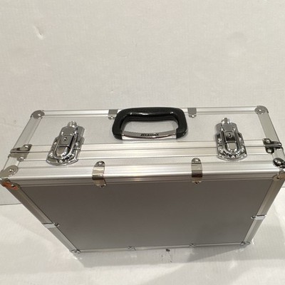 HAKUBA Hard Camera Case Metal Silver Carrying Case with Foam Insert