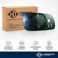 Spiegelglas Aussenspiegel Links Diederichs 7805327 FÜR Skoda
