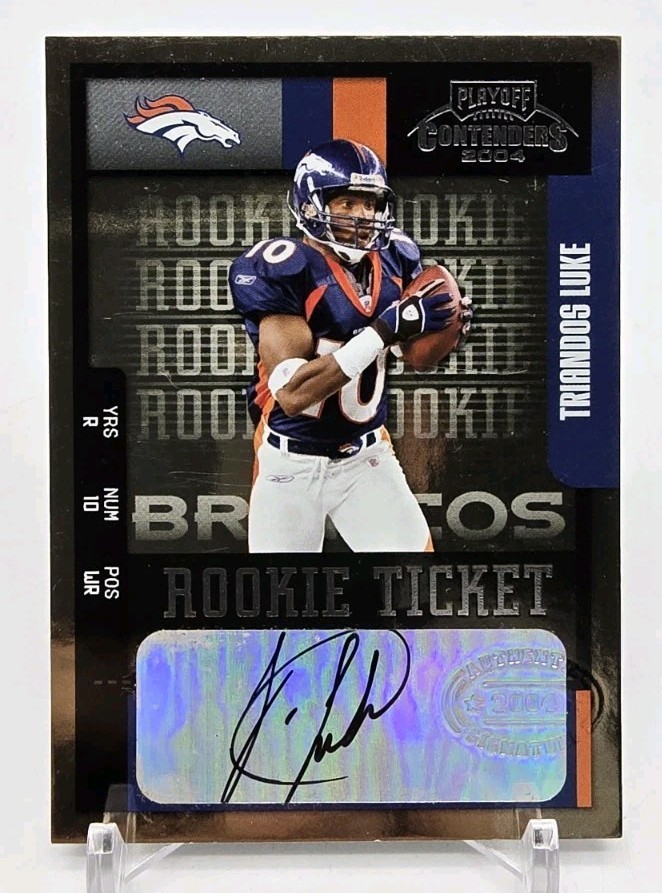 Triandos Luke Playoff Contenders #177 Autograph