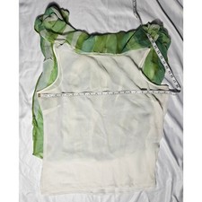 Coldwater Creek dressy top/tunic with gauzy o...