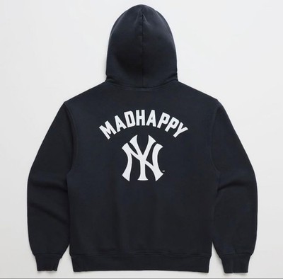 Madhappy Yankees Printed Hoodie Black L Size MLB | eBay