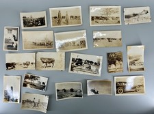 Lot of 75 Antique Vintage Snapshot Photos 1920s 1940s Farm Family Travel