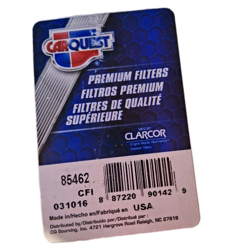 3 filtros de aceite Carquest 85462 reemplaza 51462 L40106 LFP950 LF415 LF4054 P558250 Foto 3 de 3