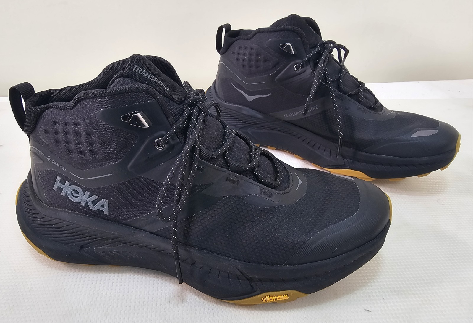Botas de senderismo impermeables Hoka Transport Hike GTX Gore-Tex para hombre talla 11D Vibram