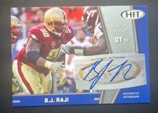 2009 Sage Hit B.J. Raji RC AUTO Green Bay Packers Boston College