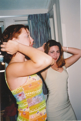 Vintage 1990s Party Photo - Found College Snapshot 4x6 #87
