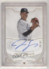 2019 Topps Definitive Collection Rookie 18/50 Justus Sheffield Auto RC 6fs